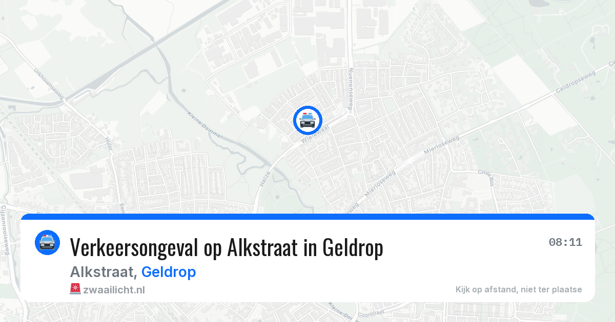 Verkeersongeval op Alkstraat in Geldrop — 22 jun 2026