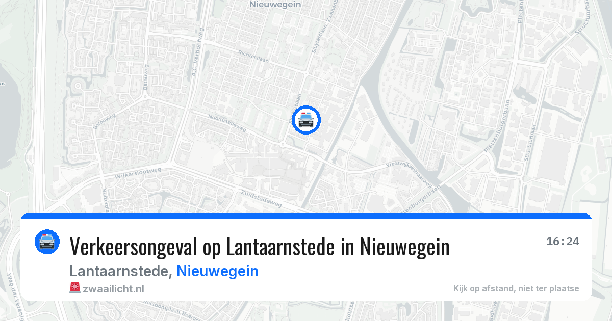 Verkeersongeval op Lantaarnstede in Nieuwegein — 13 jul 2026