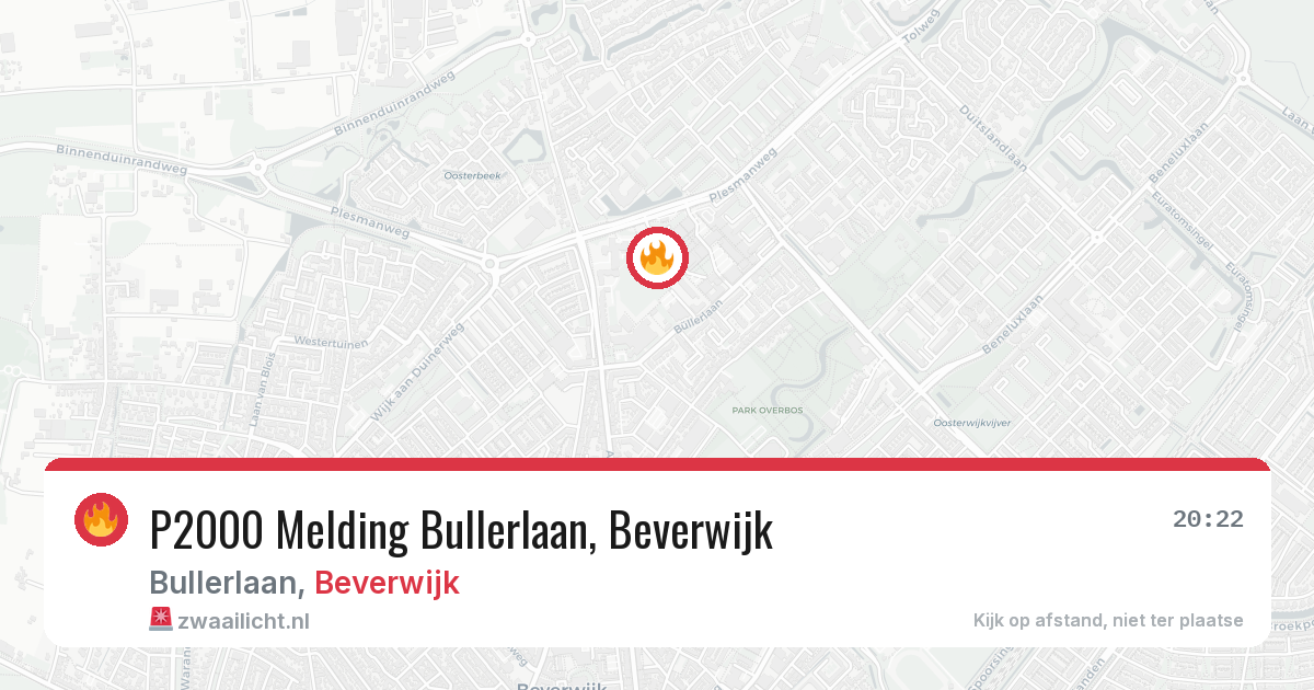 P2000 Melding Bullerlaan, Beverwijk — 30 mrt 2026