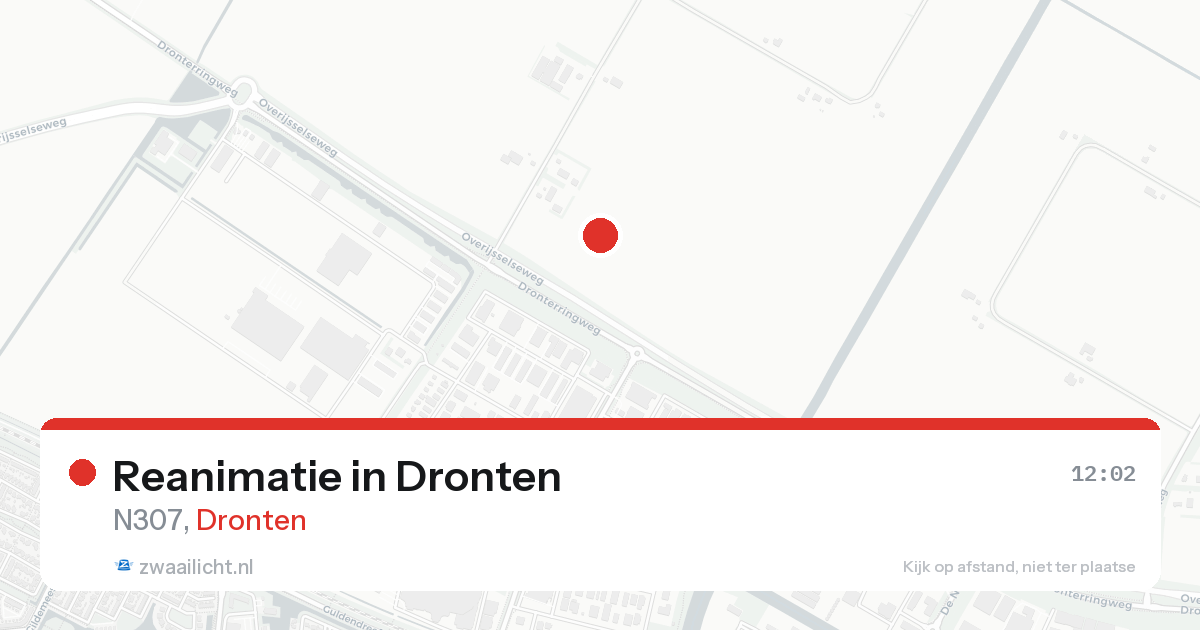 Reanimatie in Dronten — 16 aug 2026