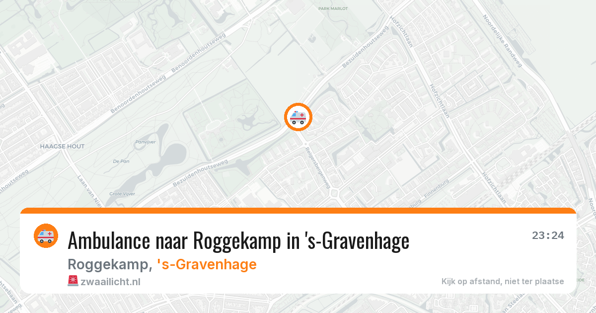 Ambulance naar Roggekamp in 's-Gravenhage — 2 jun 2026