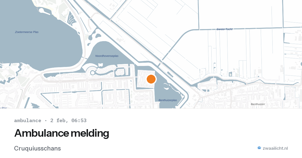 Ambulance melding — 2 feb 2026