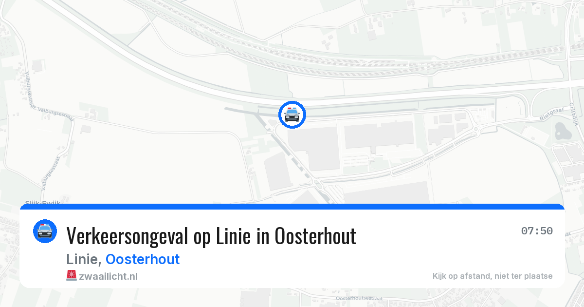 Verkeersongeval op Linie in Oosterhout — 10 jul 2026
