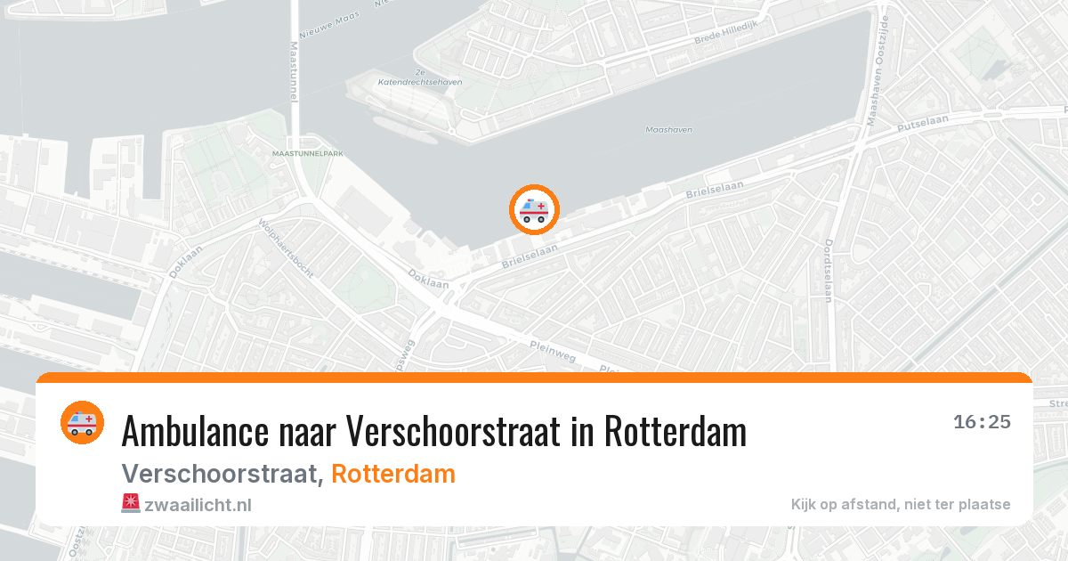 Ambulance naar Verschoorstraat in Rotterdam — 27 mei 2026