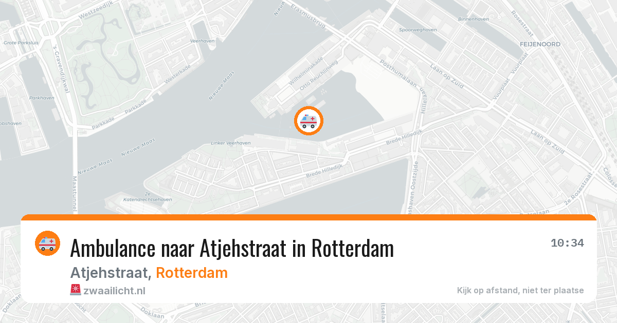 Ambulance naar Atjehstraat in Rotterdam — 30 jan 2026
