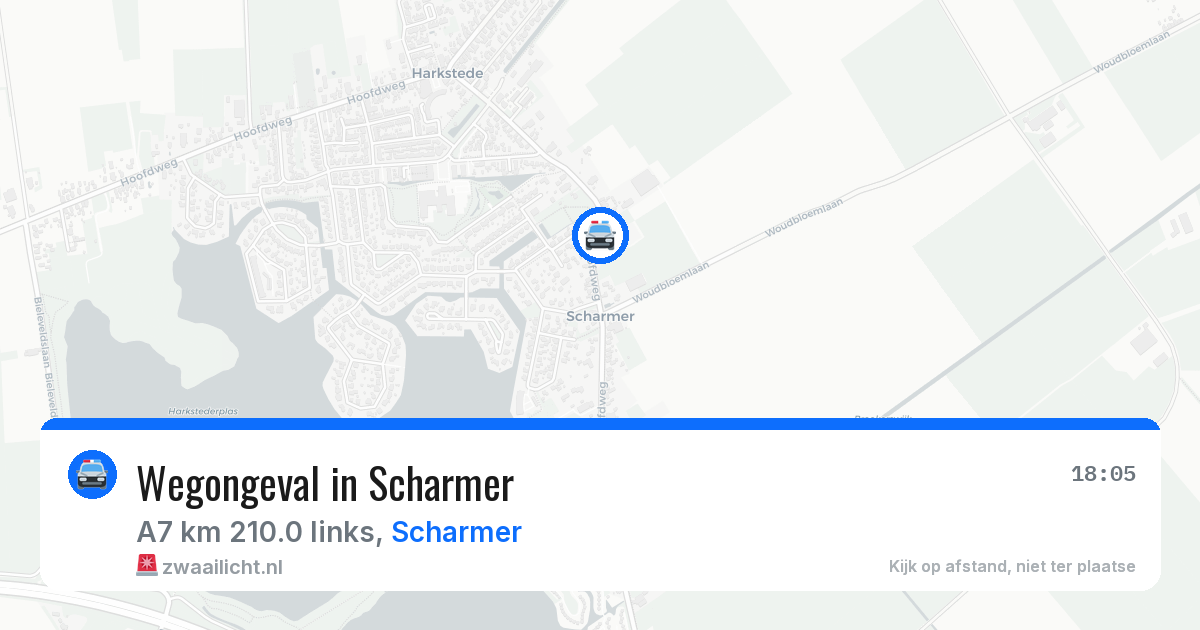 Wegongeval in Scharmer — 25 jun 2026