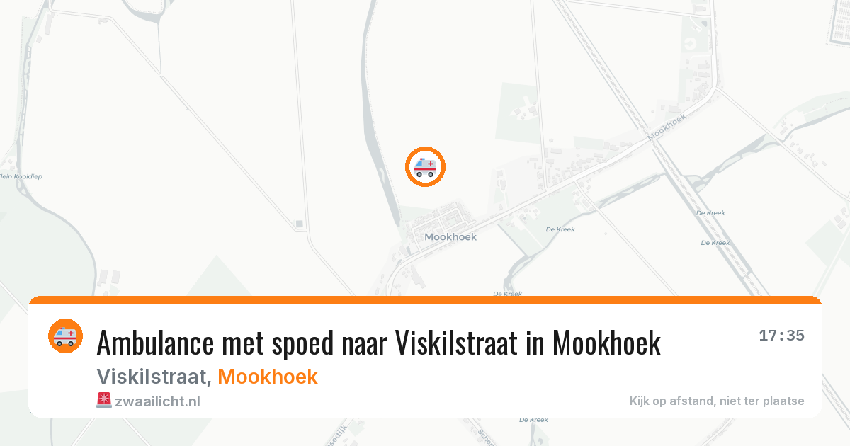 Ambulance met spoed naar Viskilstraat in Mookhoek — 2 mei 2026
