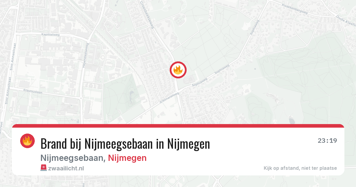 Brand bij Nijmeegsebaan in Nijmegen — 11 jun 2026