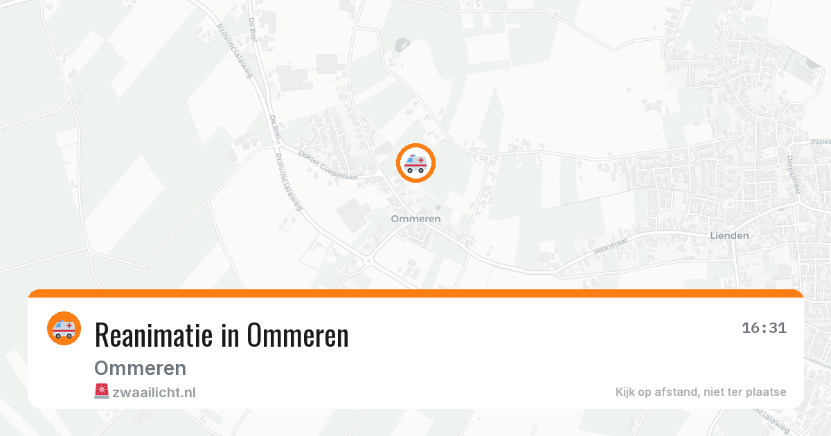 Reanimatie in Ommeren — 9 jun 2026
