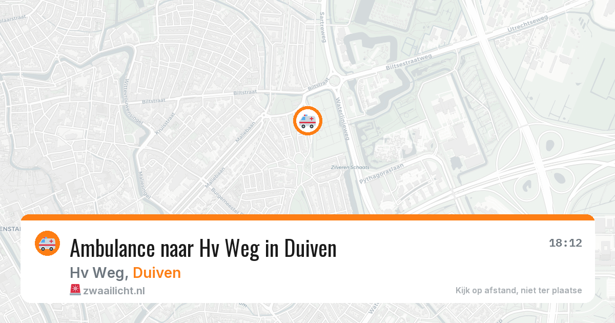 Ambulance naar Hv Weg in Duiven — 19 jun 2026