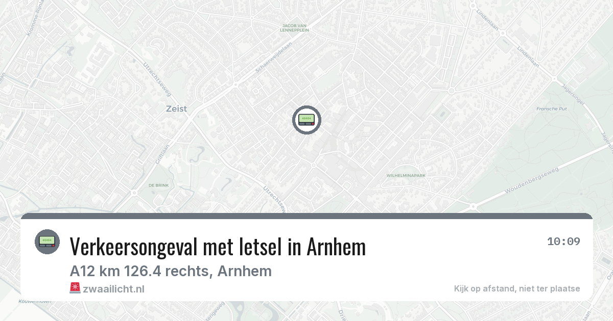 Verkeersongeval met letsel in Arnhem — 7 feb 2026