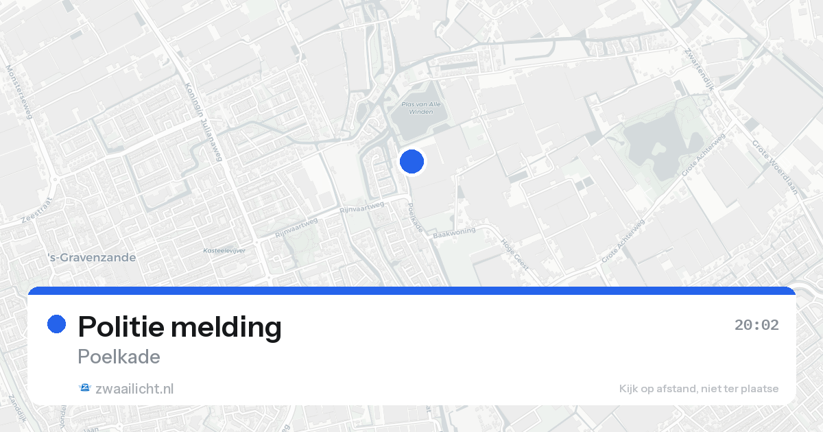 Politie melding — 2 mei 2026
