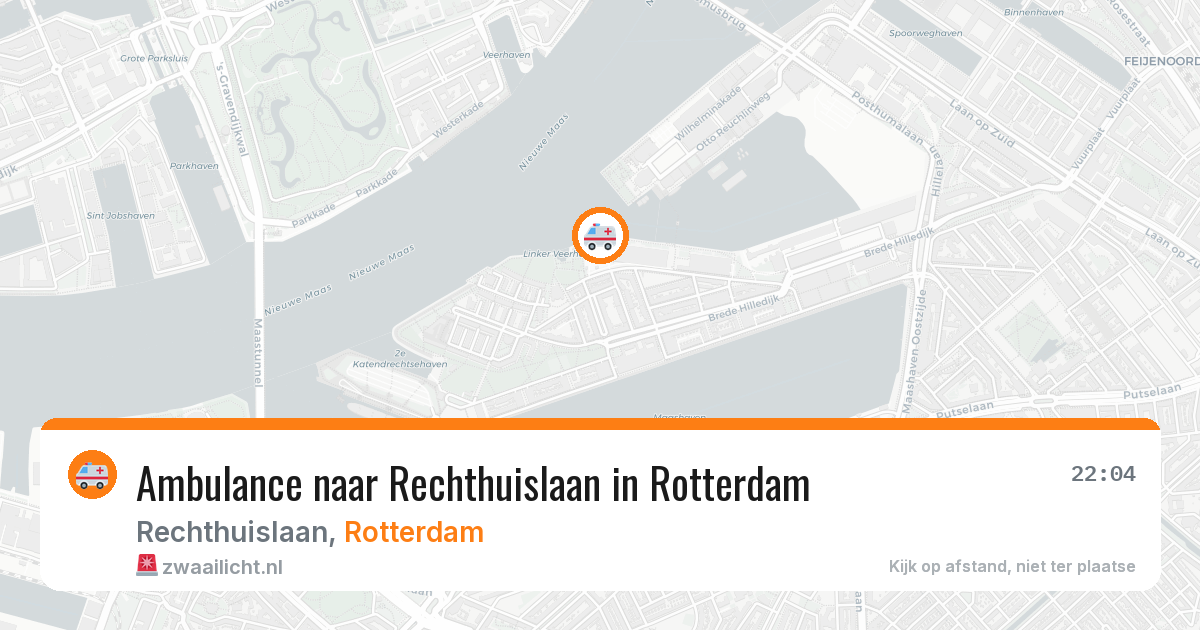 Ambulance naar Rechthuislaan in Rotterdam — 29 jun 2026