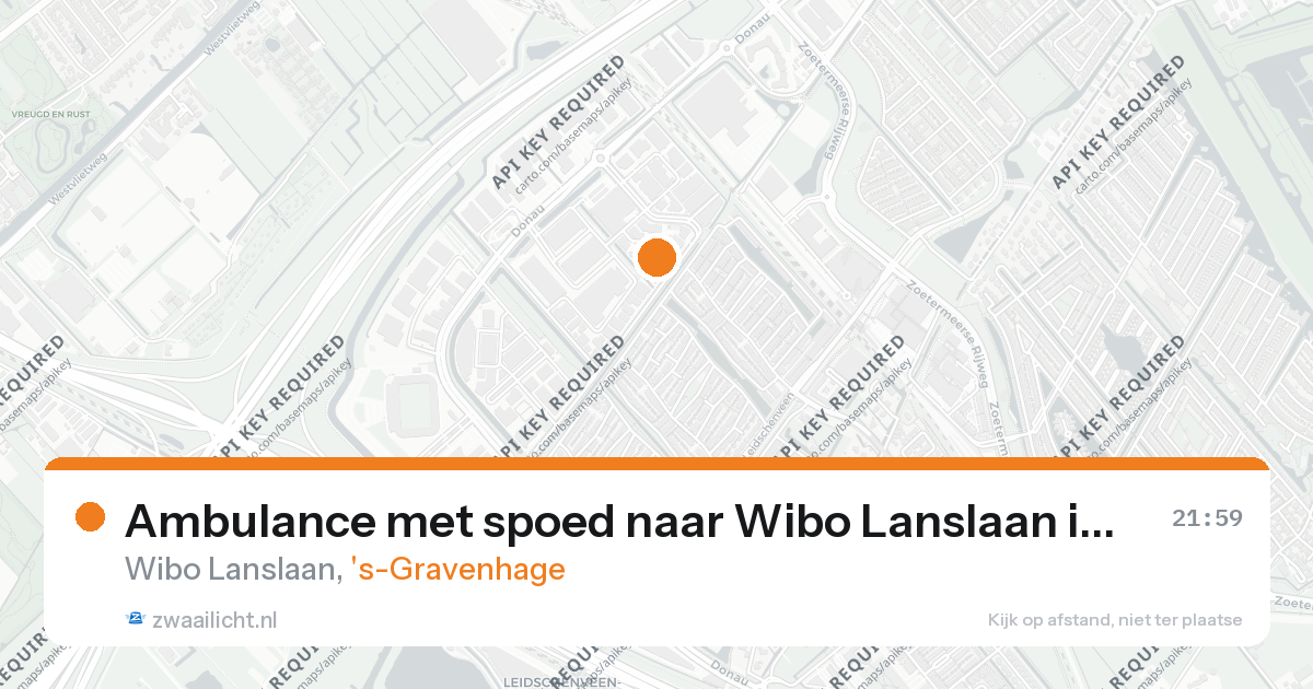 Ambulance met spoed naar Wibo Lanslaan in 's-Gravenhage — 31 jan 2026