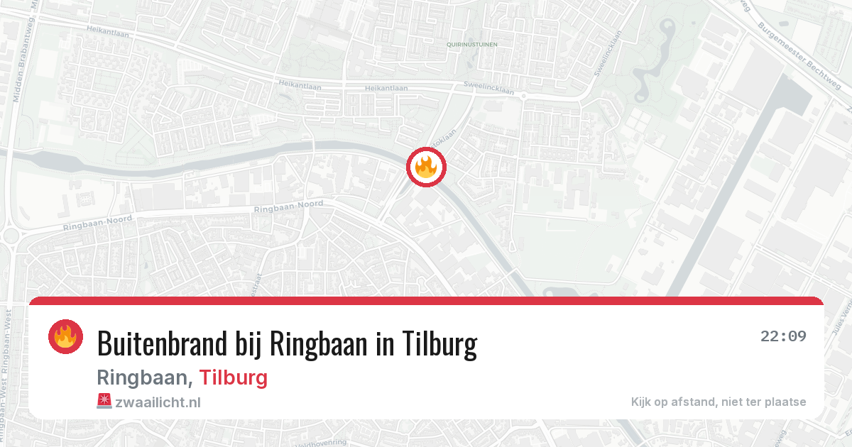 Buitenbrand bij Ringbaan in Tilburg — 11 jul 2026