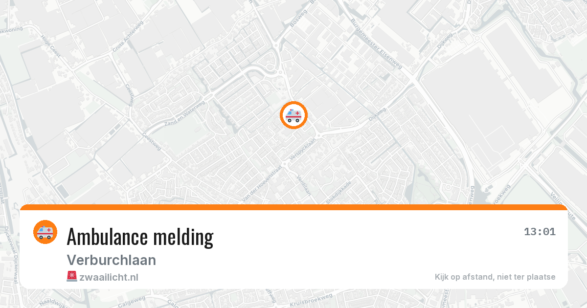 Ambulance melding — 27 jun 2026