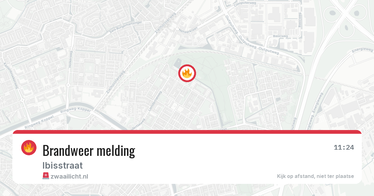Brandweer melding — 9 mrt 2026