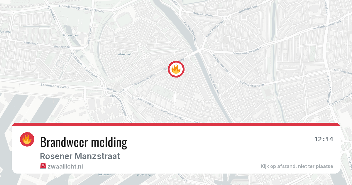 Brandweer melding — 1 jul 2026
