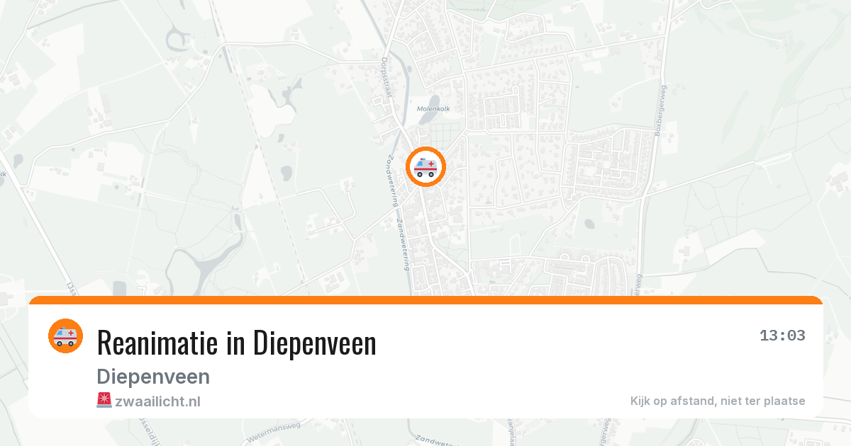 Reanimatie in Diepenveen — 22 jun 2026
