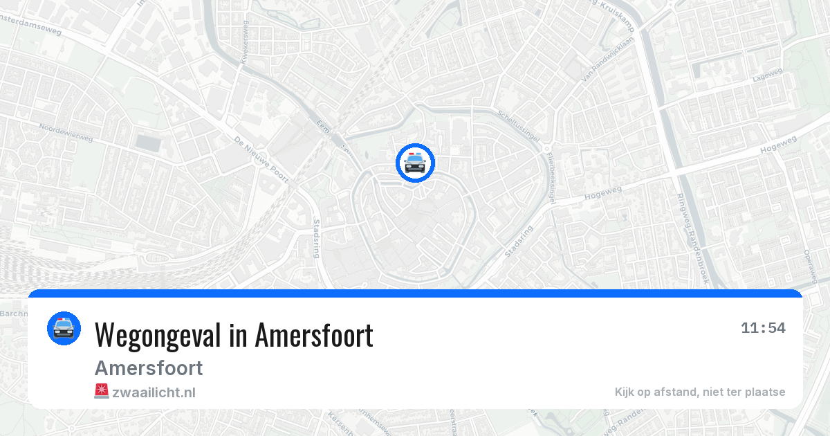Wegongeval in Amersfoort — 27 jun 2026