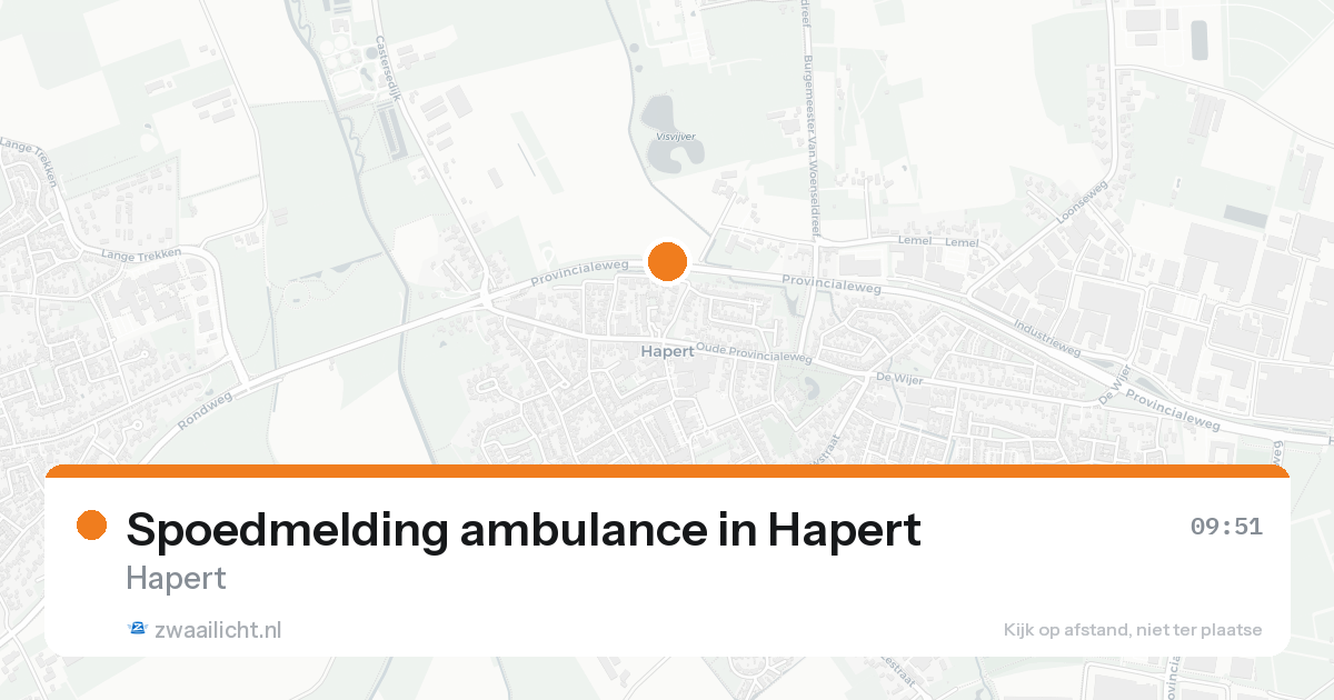 Spoedmelding ambulance in Hapert — 31 jan 2026