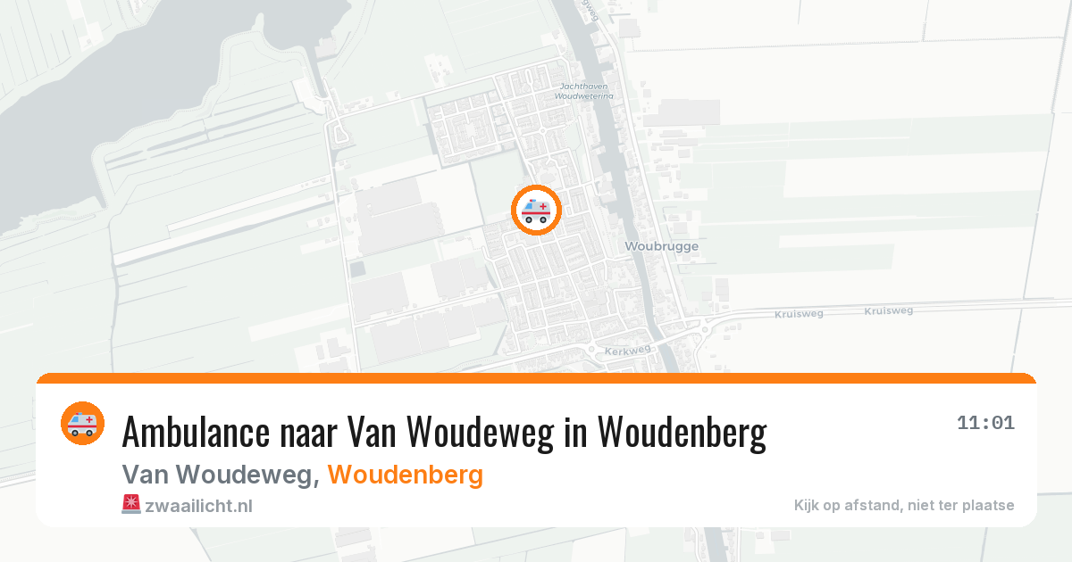 Ambulance naar Van Woudeweg in Woudenberg — 23 apr 2026