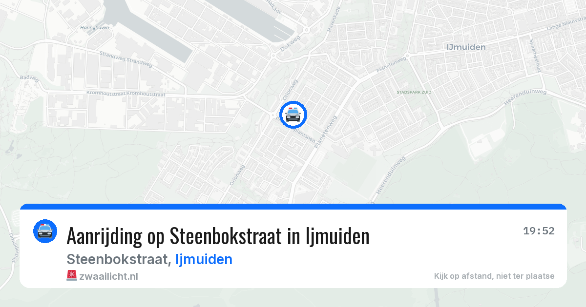 Aanrijding op Steenbokstraat in Ijmuiden — 3 jun 2026