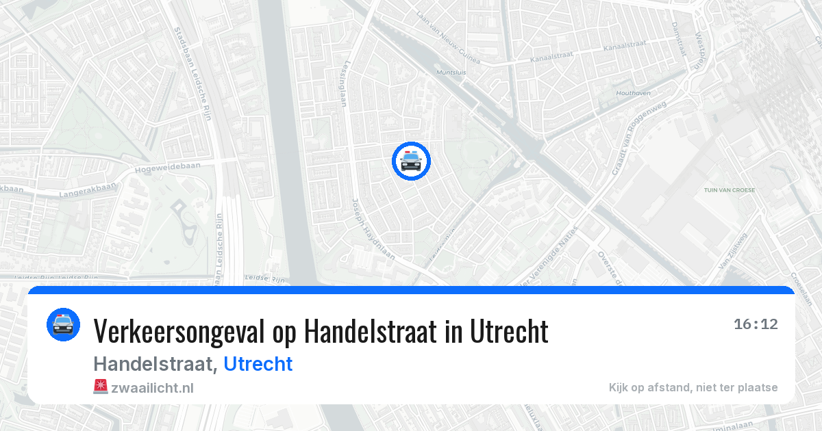 Verkeersongeval op Handelstraat in Utrecht — 15 mei 2026