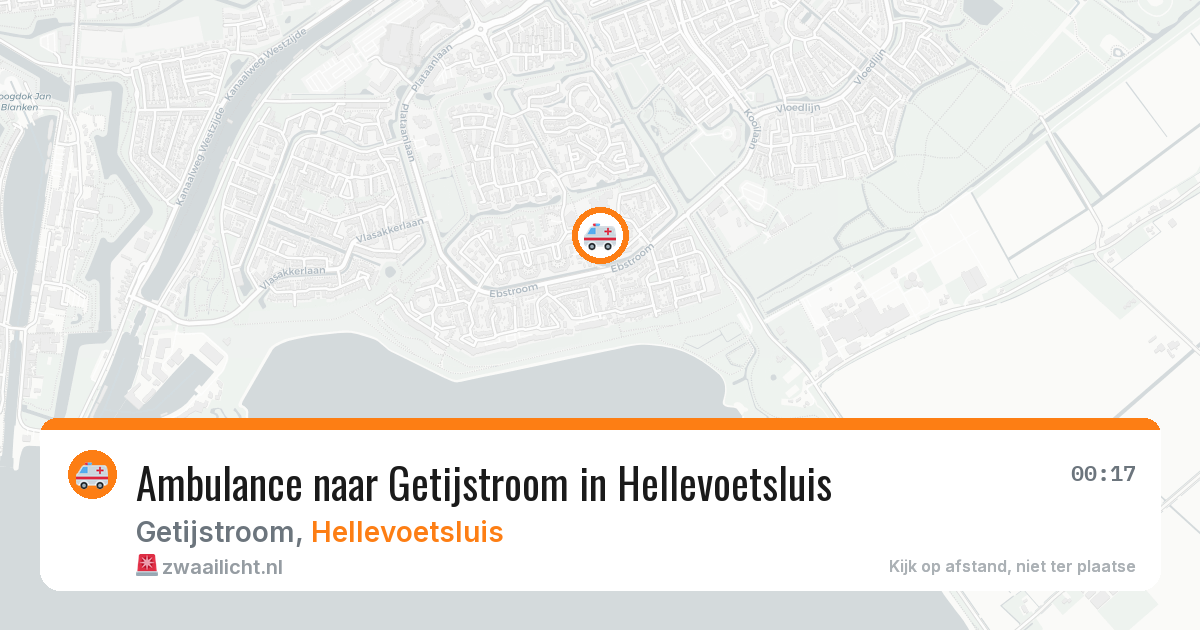 Ambulance naar Getijstroom in Hellevoetsluis — 8 feb 2026
