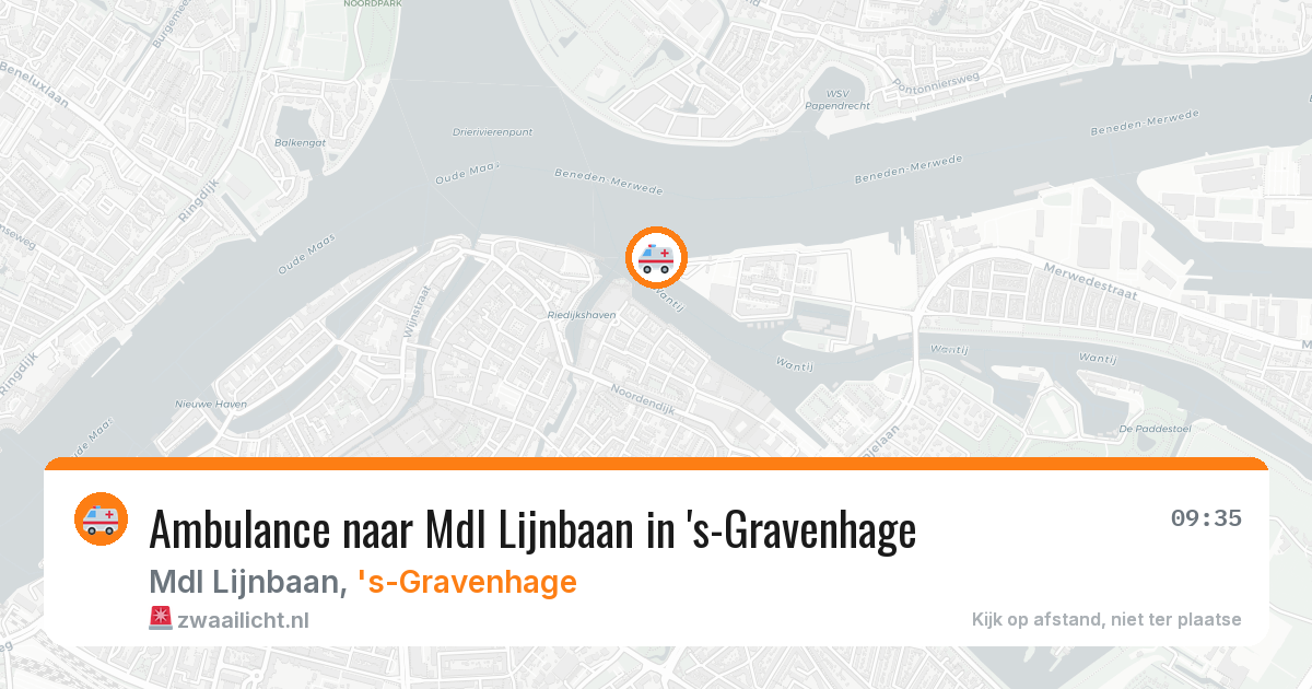 Ambulance naar Mdl Lijnbaan in 's-Gravenhage — 30 jan 2026