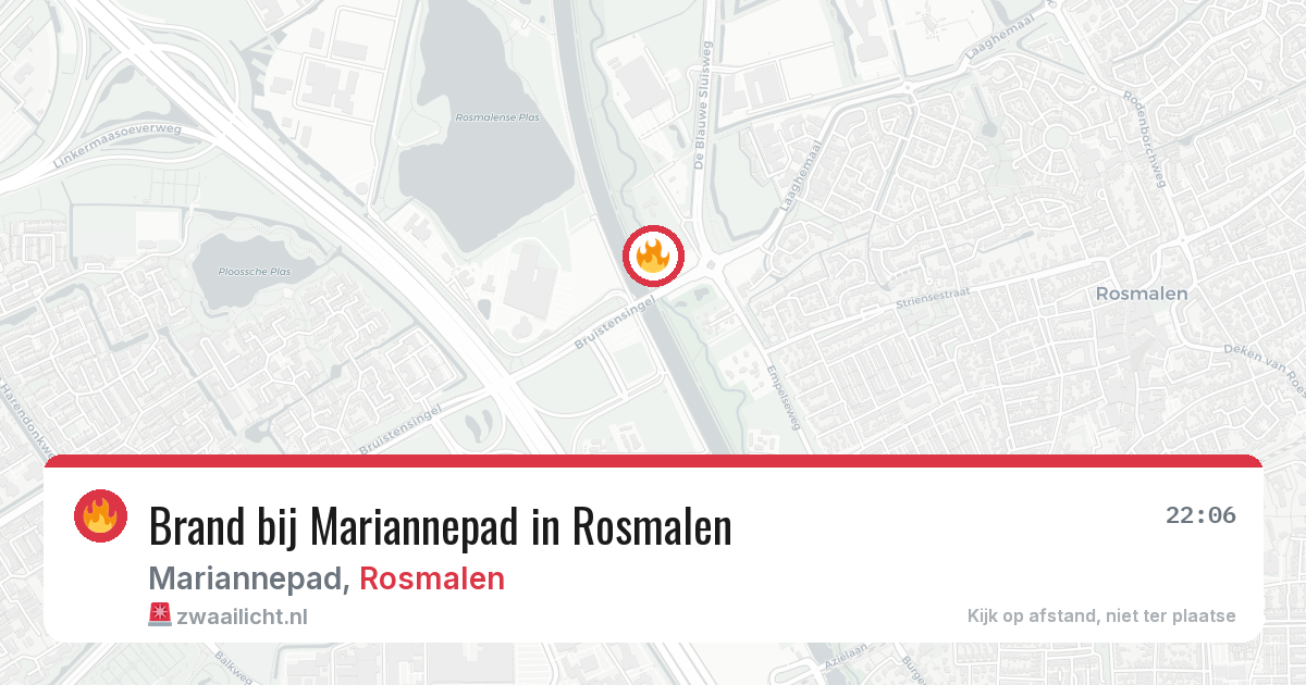 Brand bij Mariannepad in Rosmalen — 23 jan 2026