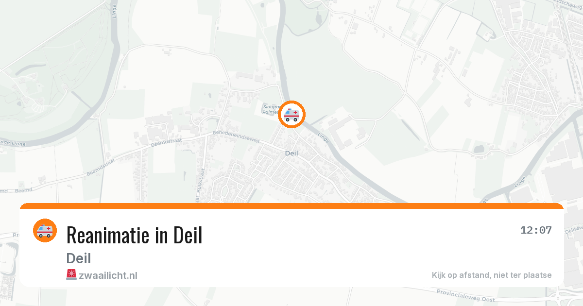 Reanimatie in Deil — 8 mrt 2026