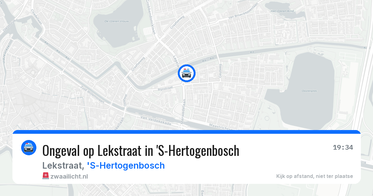 Ongeval op Lekstraat in 'S-Hertogenbosch — 26 apr 2026