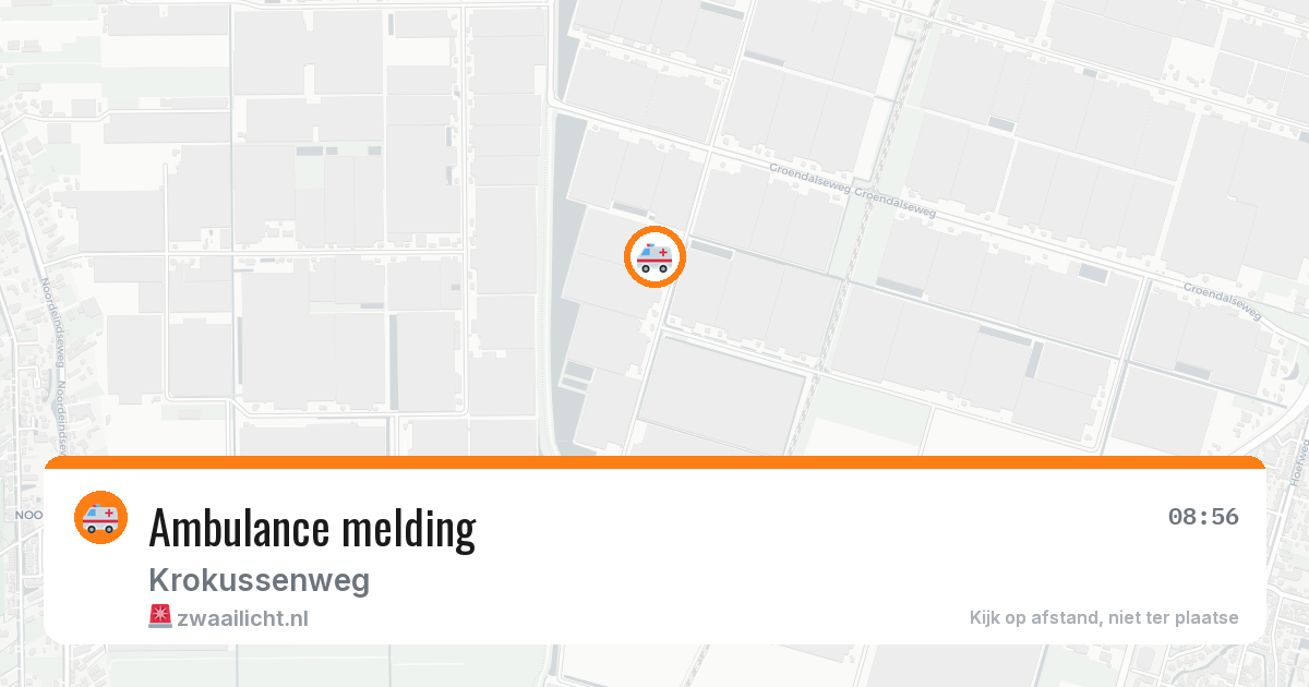Ambulance melding — 15 mrt 2026