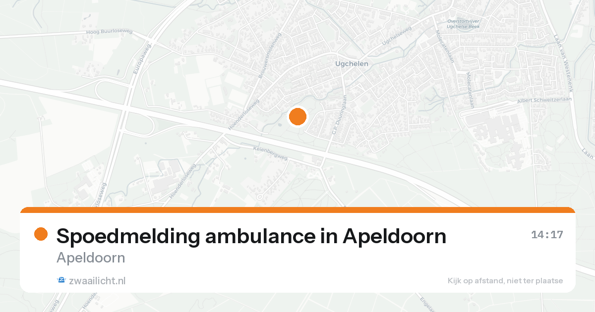 Spoedmelding ambulance in Apeldoorn — 30 jan 2026