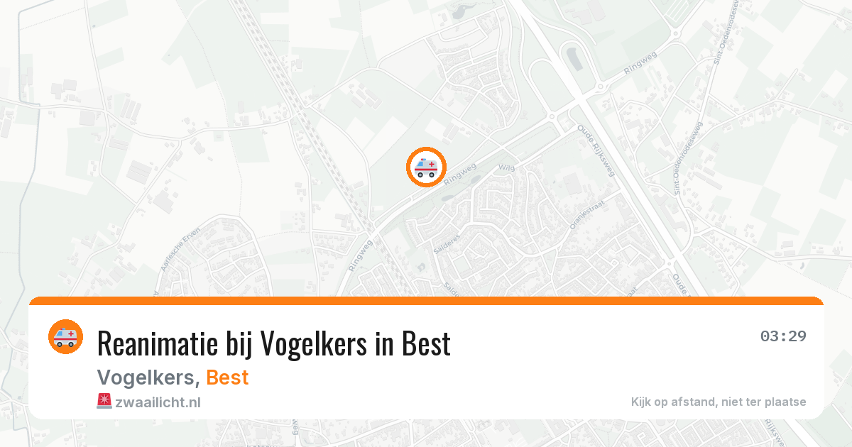 Reanimatie bij Vogelkers in Best — 31 mrt 2026