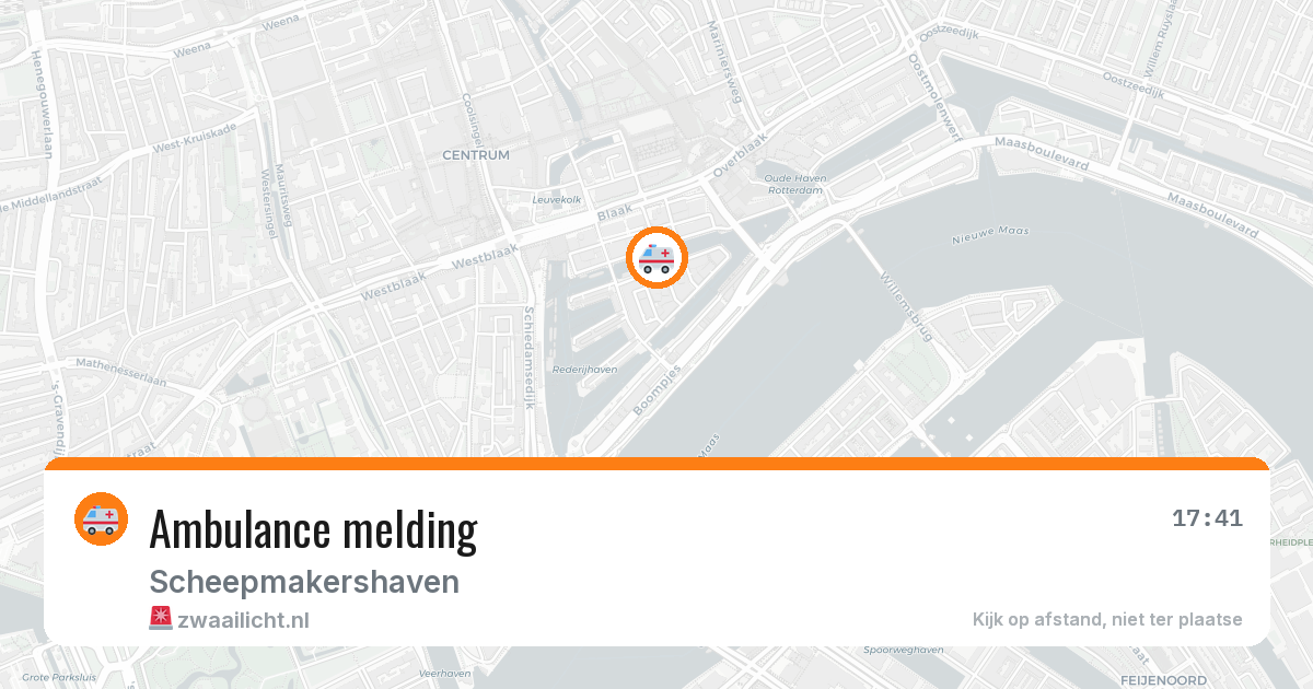 Ambulance melding — 15 jul 2026
