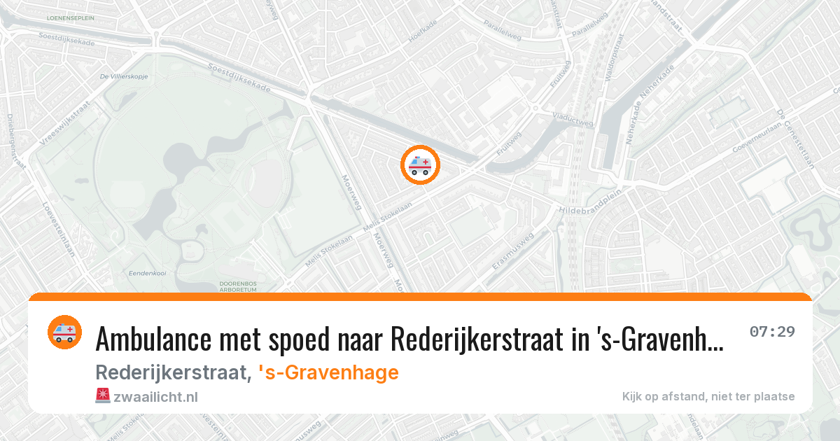 Ambulance met spoed naar Rederijkerstraat in 's-Gravenhage — 16 feb 2026