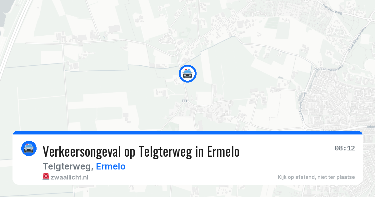 Verkeersongeval op Telgterweg in Ermelo — 9 jun 2026