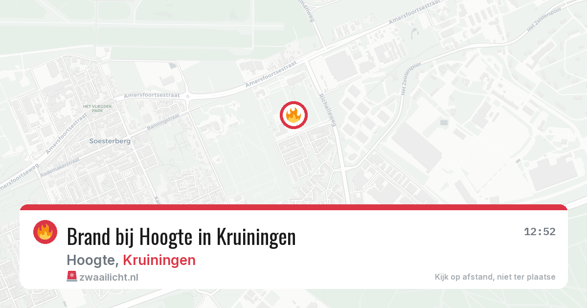 Brand bij Hoogte in Kruiningen — 20 mrt 2026