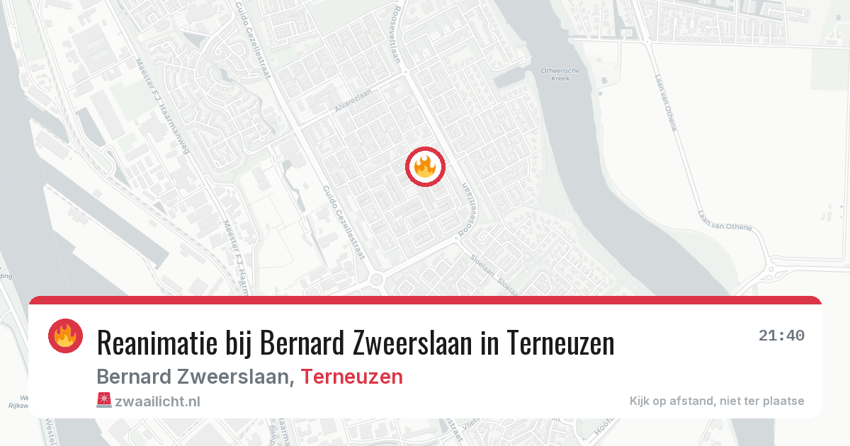 Reanimatie bij Bernard Zweerslaan in Terneuzen — 26 jun 2026