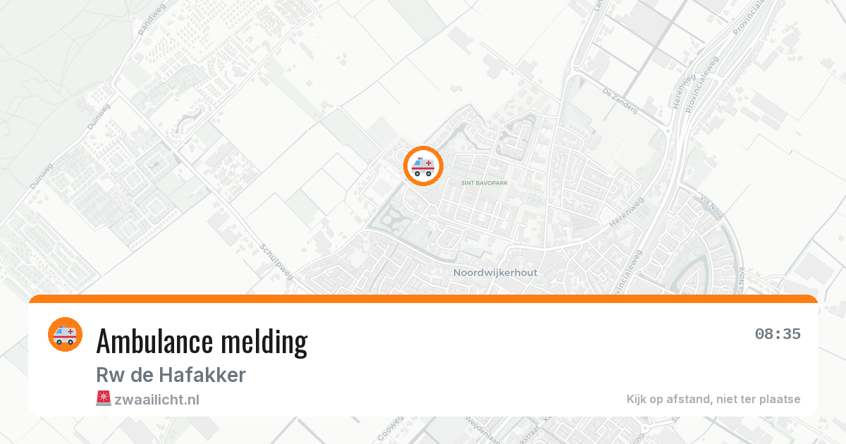 Ambulance melding — 25 jun 2026