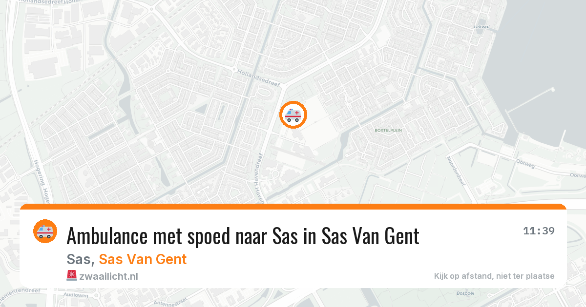 Ambulance met spoed naar Sas in Sas Van Gent — 29 jan 2026