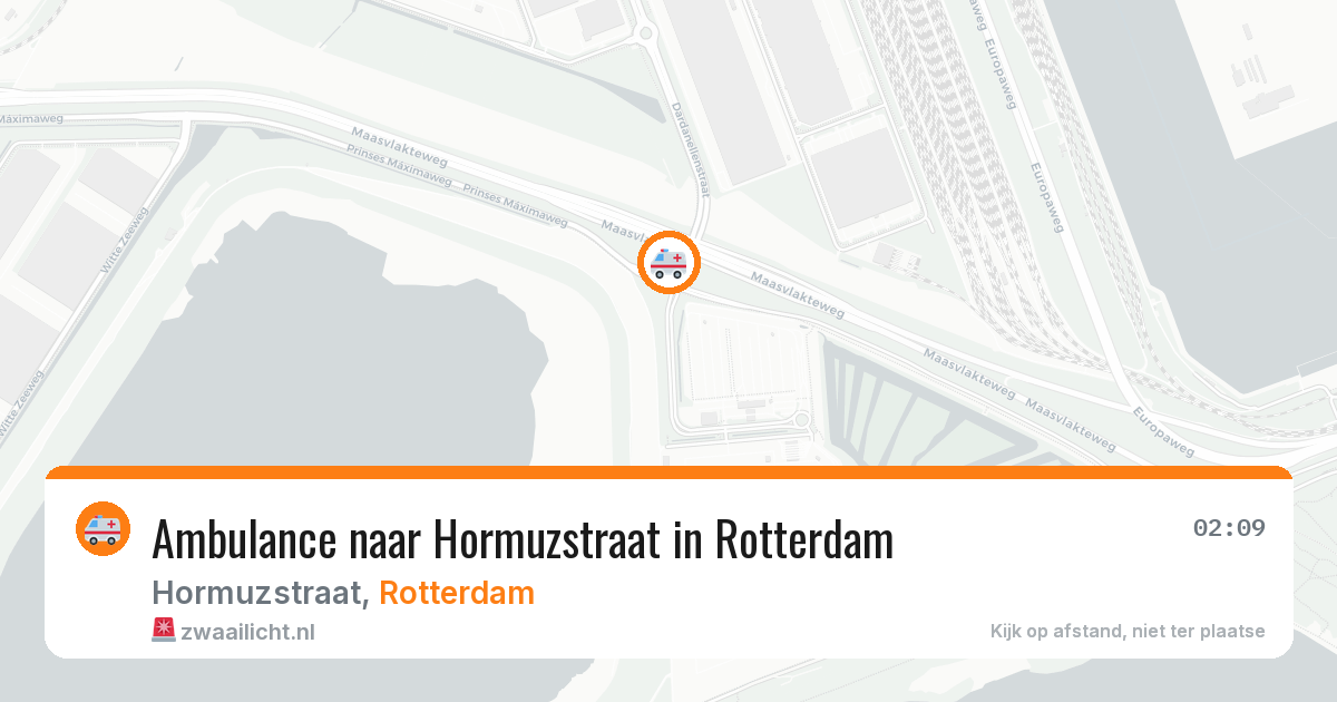 Ambulance naar Hormuzstraat in Rotterdam — 7 apr 2026