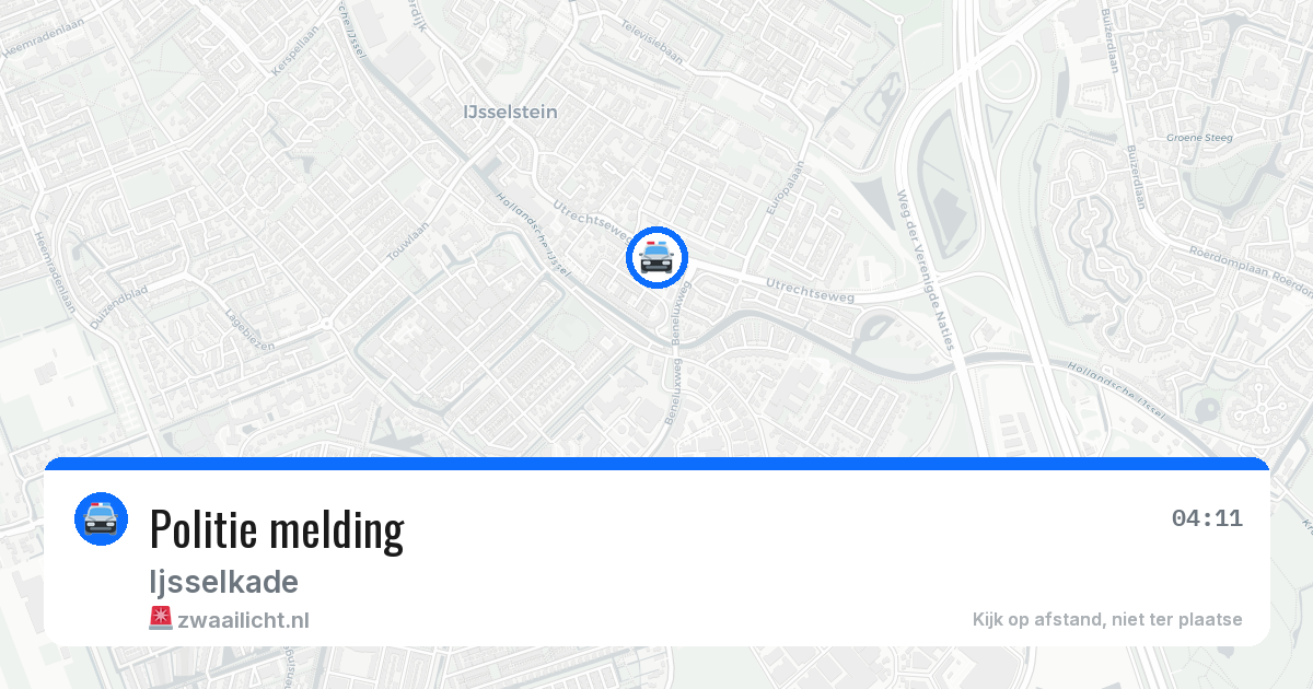 Politie melding — 4 jul 2026