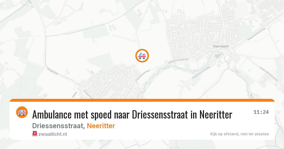Ambulance met spoed naar Driessensstraat in Neeritter — 20 feb 2026