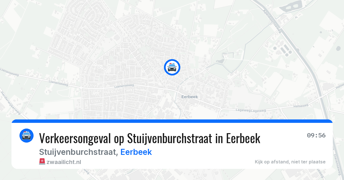 Verkeersongeval op Stuijvenburchstraat in Eerbeek — 1 aug 2026