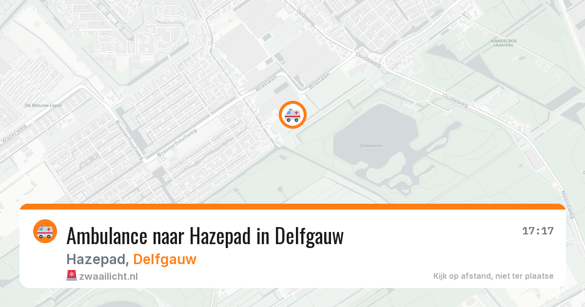 Ambulance naar Hazepad in Delfgauw — 11 jun 2026