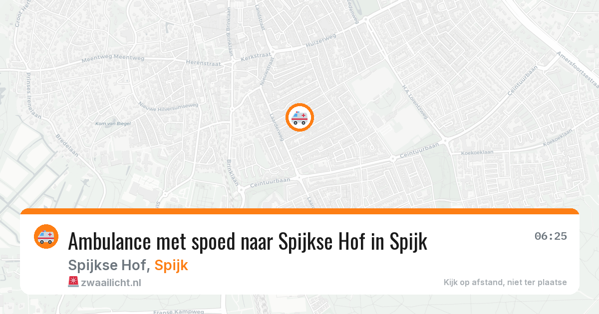 Ambulance met spoed naar Spijkse Hof in Spijk — 17 jan 2026