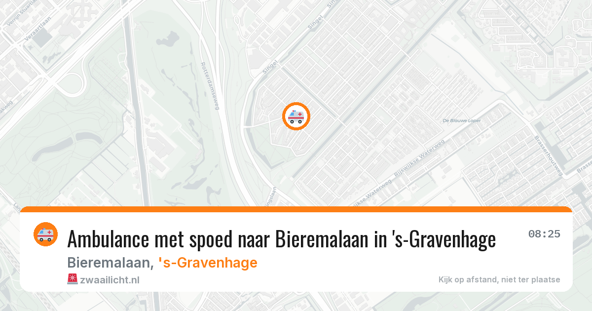 Ambulance met spoed naar Bieremalaan in 's-Gravenhage — 16 jun 2026